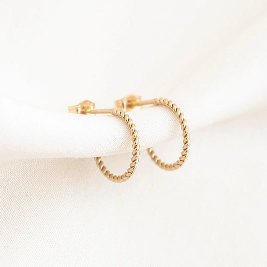 Braided Hoop Earrings