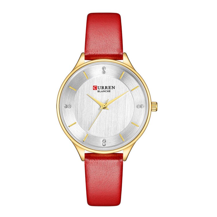 YSYH Brand Diamond Women's Watch Simple Slim Quartz Leather Wristwatch For Women Fashion Dress Ladies Clock Montre femme