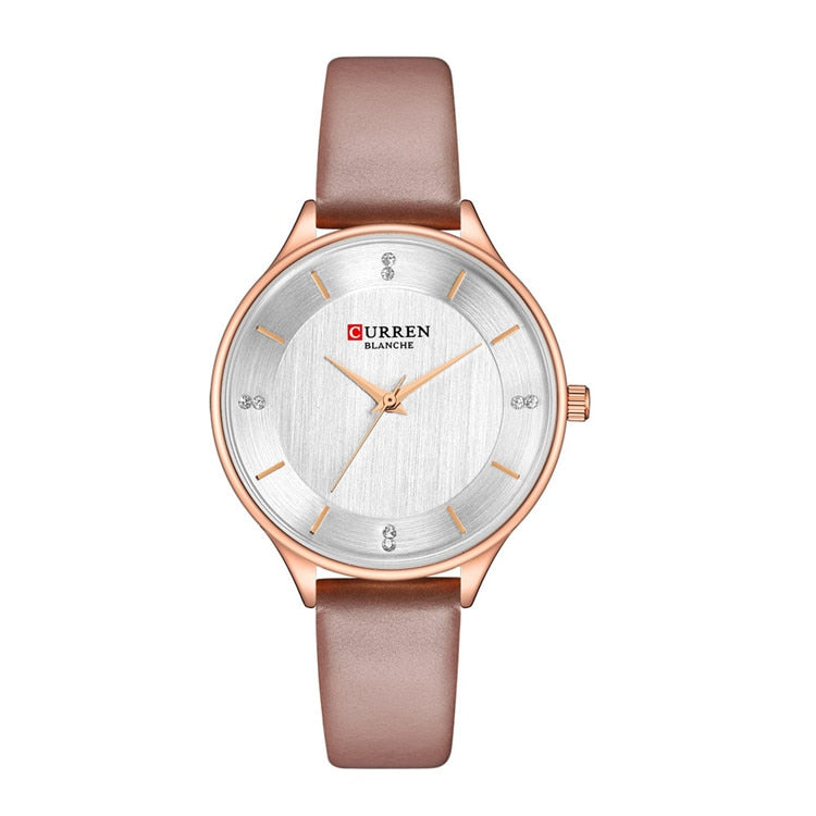 YSYH Brand Watch Women Fashion Leather Quatz Wristwatch For Womens Girls Diamond Dial 30M Waterproof Female Clock bayan saat