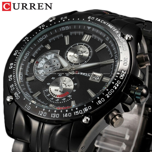 YSYH Full Stainless Steel Quartz Watches Mens Sport Wristwatch Waterproof Male Clock   erkek saat Gifts