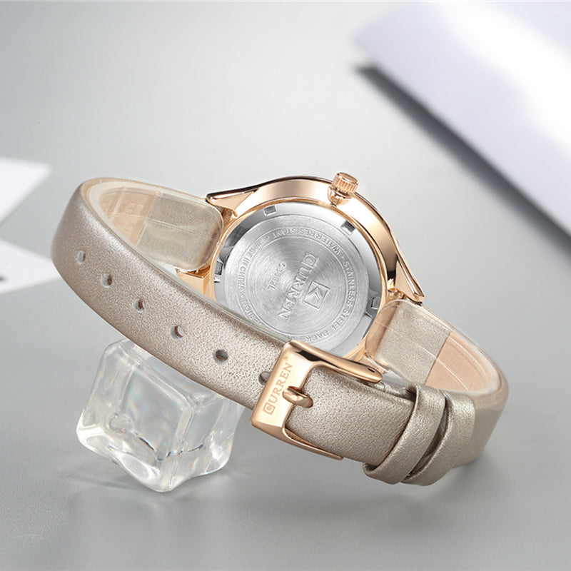 YSYH Ladies Watches Minimalist Wrist Watch for Women Casual Fashion Leather Strap Quartz Female Clock Simple Classy Watch