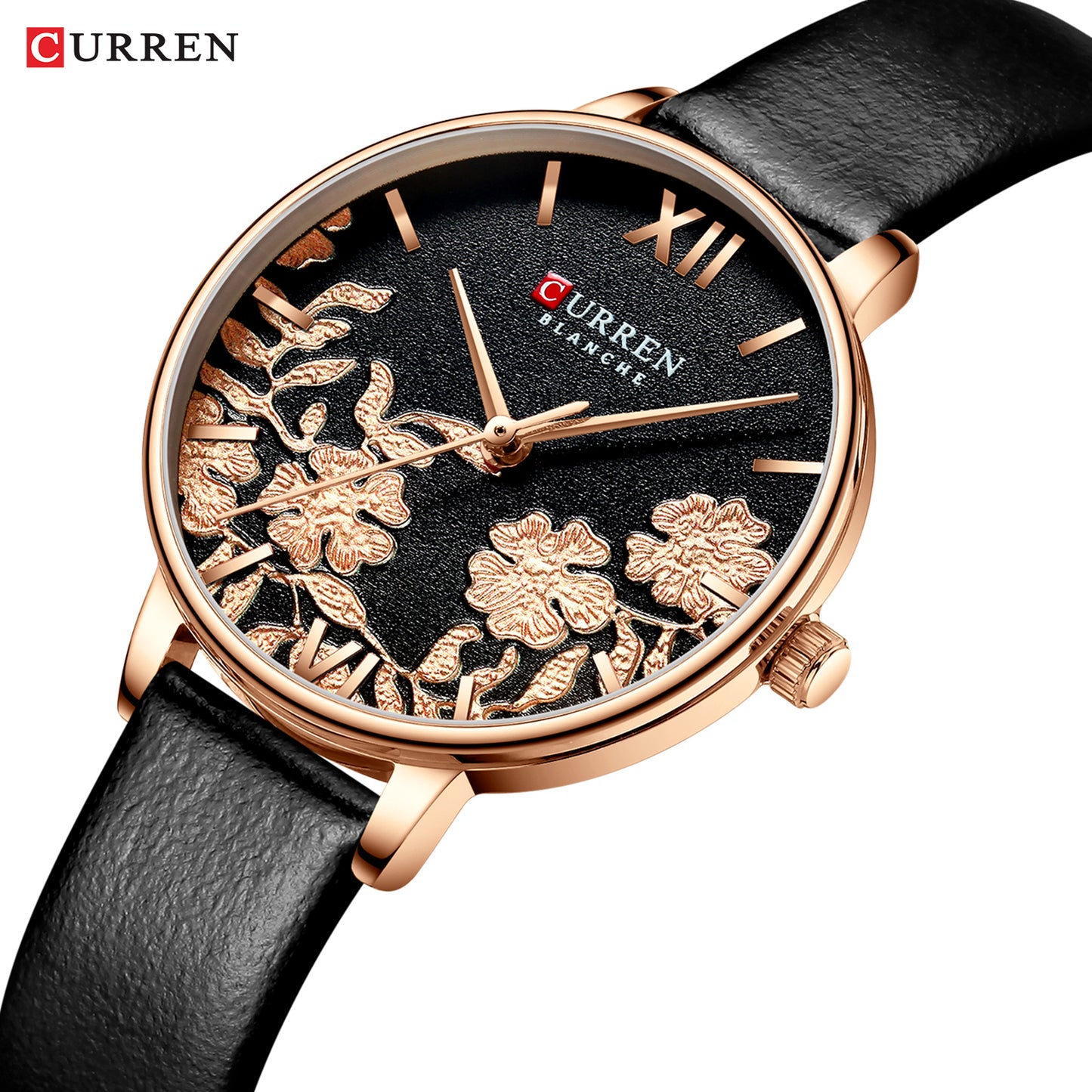 YSYH Leather Women Watches  Beautiful Unique Design Dial Quartz Wristwatch Clock Female Fashion Dress Watch Montre femme