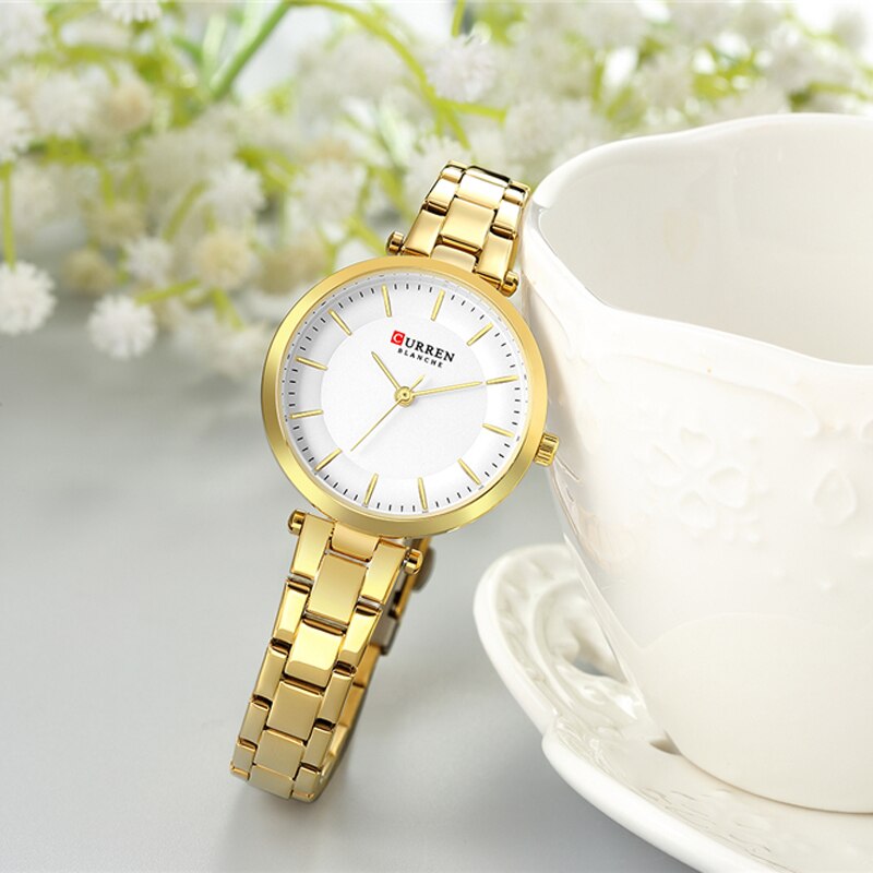 YSYH Luxury Brand Minimalist Quartz Watches Women Rose Gold Bracelet Watch Casual Slim Clock for Ladies Wristwatch with Steel