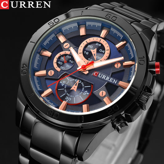 YSYH Men Watches  Luxury Men Military Wristwatches Full Steel Men Sports Watch Waterproof   Montre