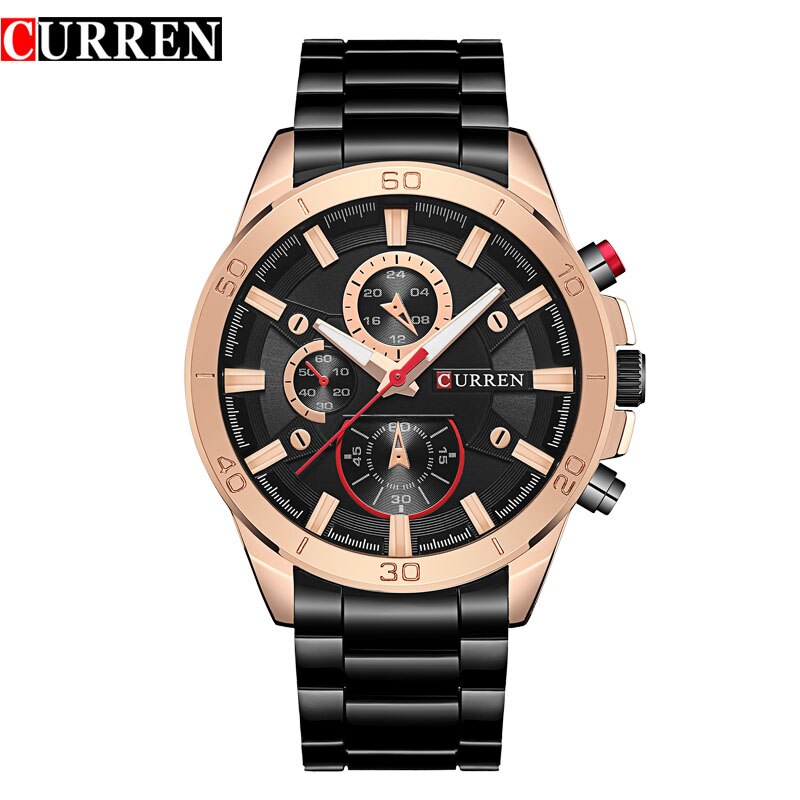YSYH Men Watches  Luxury Men Military Wristwatches Full Steel Men Sports Watch Waterproof   Montre