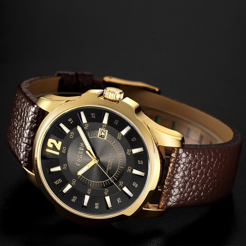 YSYH Men's Sports Quartz Watch Men  Luxury er Watch Man Quartz Gold Clock