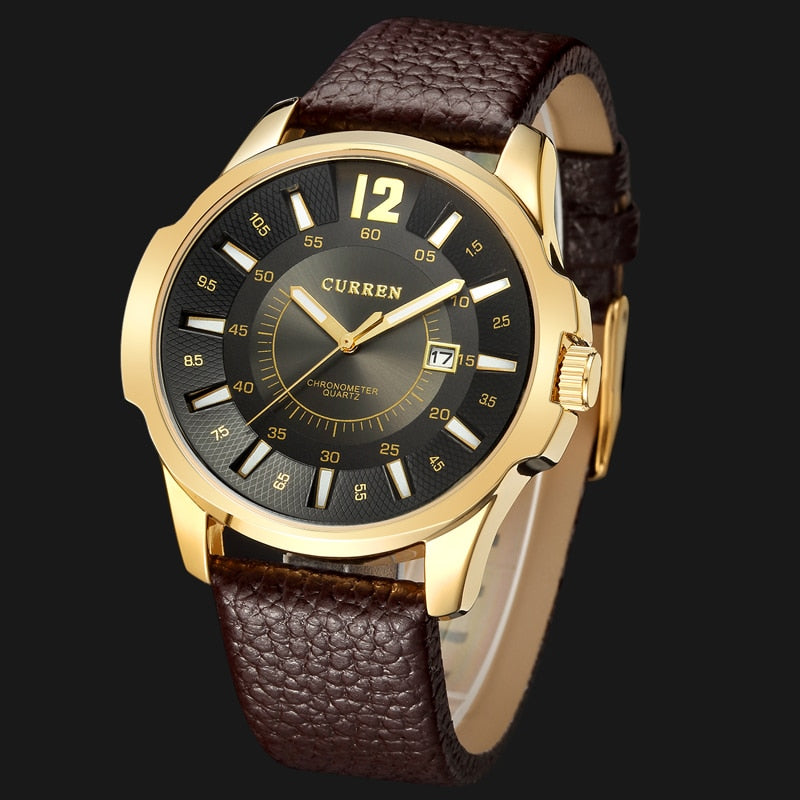 YSYH Men's Sports Quartz Watch Men  Luxury er Watch Man Quartz Gold Clock