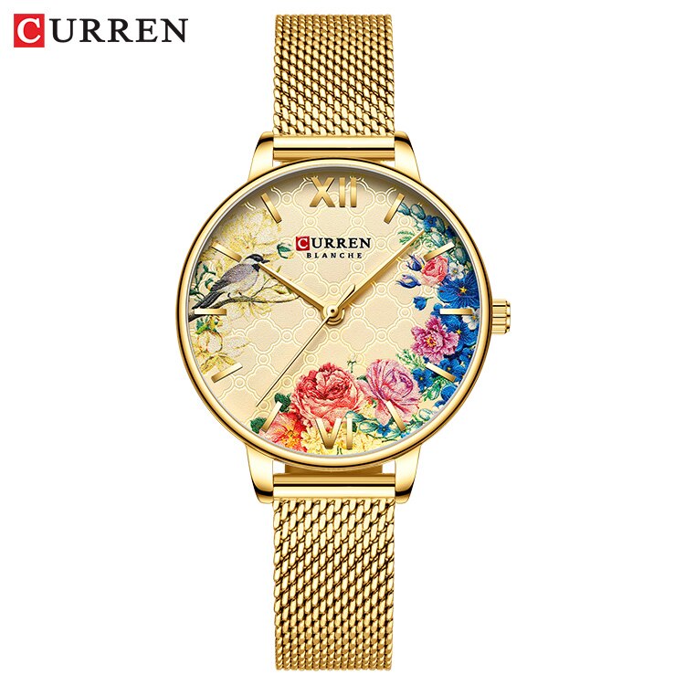 YSYH White Leather Watch for Women Watches Fashion Flower Quartz Wristwatch Female Clock Reloj Mujer Charms Ladies Gift