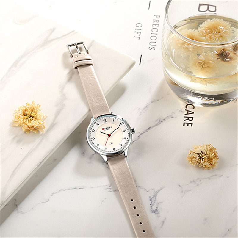 YSYH Charm Leather Watches Women Classic Digital Analog Quartz Wristwtatch Ladies Dress Watch With Date 9035 Relogio Feminino