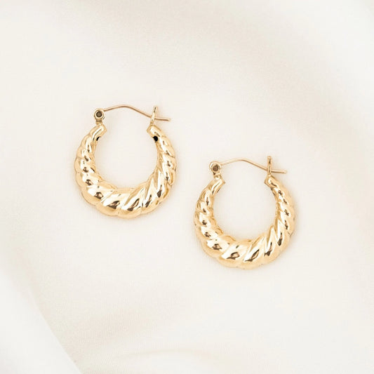 Croissant Hoop Earrings