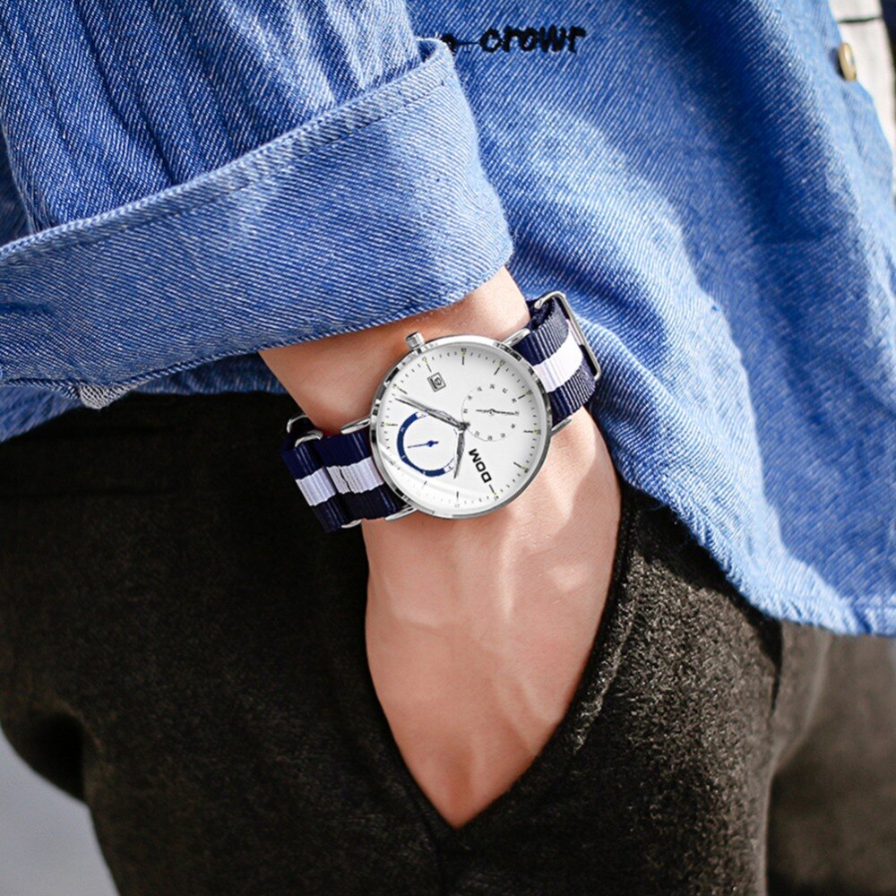YSYH Simple style men's quartz watch fashion casual waterproof watch