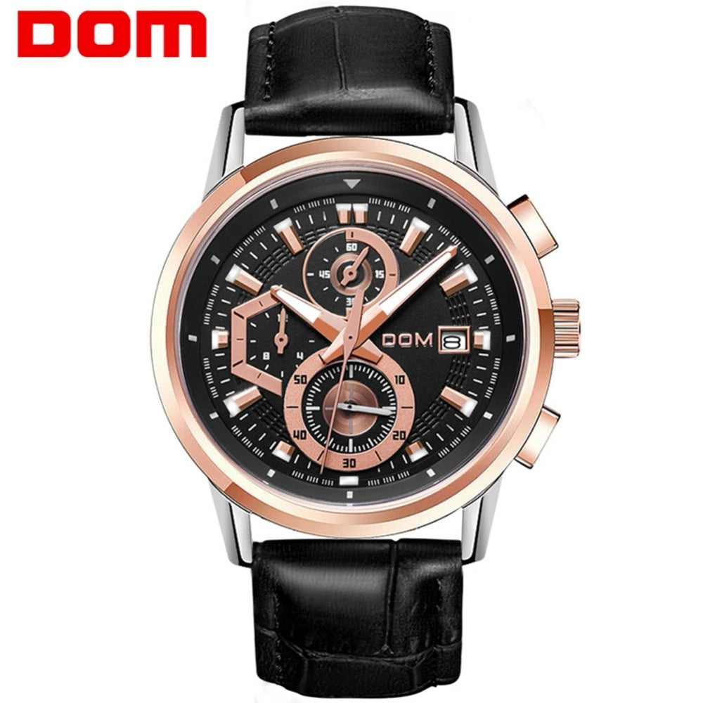 YSYH High quality Movement Men's Sports Waterproof Watch Stopwatch countdown Calendar Multi-function Casual Quartz Wristwatch