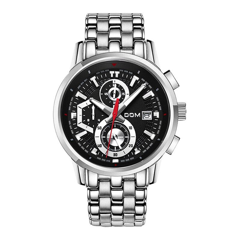 YSYH High quality Movement Men's Sports Waterproof Watch Stopwatch countdown Calendar Multi-function Casual Quartz Wristwatch