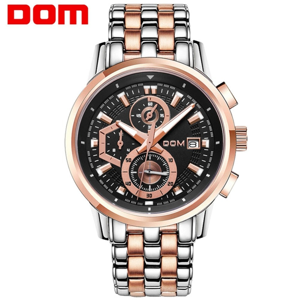 YSYH High quality Movement Men's Sports Waterproof Watch Stopwatch countdown Calendar Multi-function Casual Quartz Wristwatch