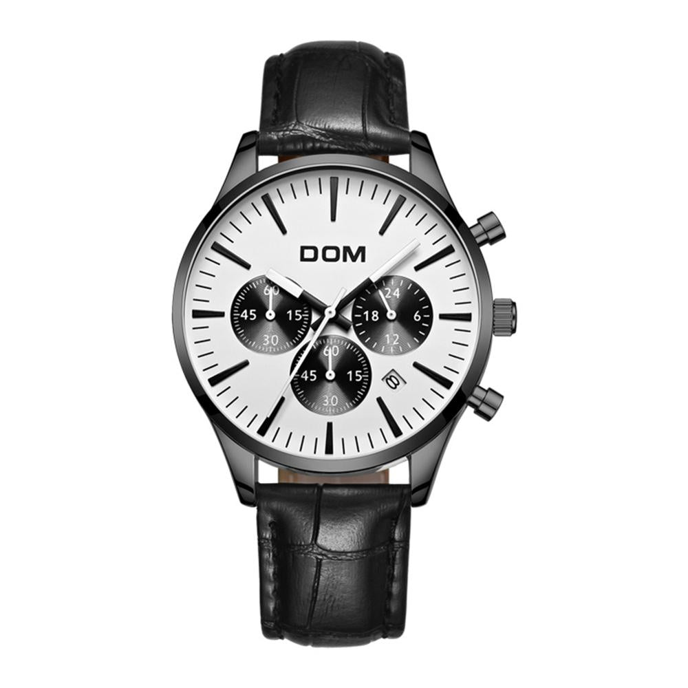 YSYH Luxury Men's Black Watch Casual Watches Man Waterproof Sports Quartz Wrist Watch Male Fashion Clock Relojes Hombre