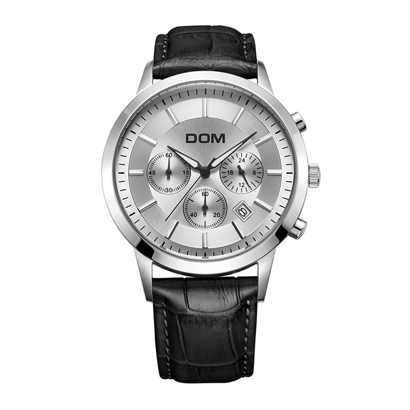 YSYH boutique men's multi-pointer waterproof sports watch Countdown Calendar display Sapphire Crystal Quartz Watch Men