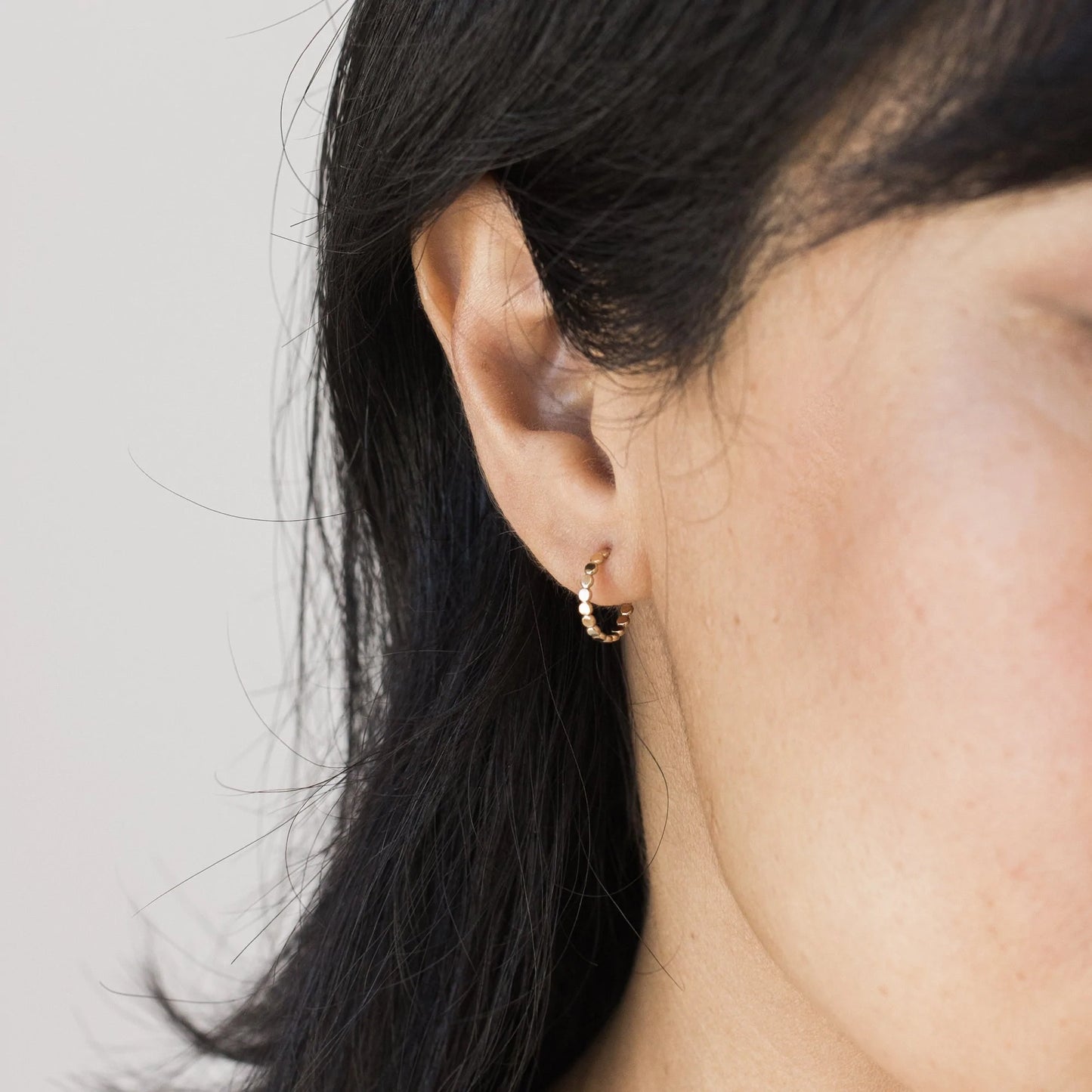 Dot Hoop Earrings