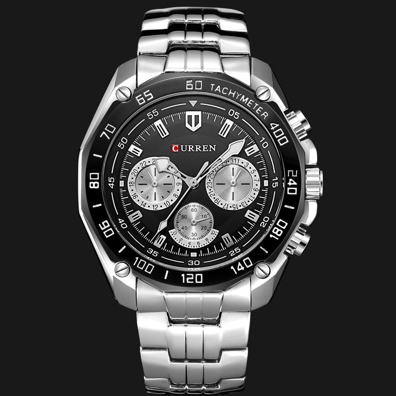 Fashion Full Stainless Steel Watches For Men YSYH Casual Quartz Mens Wrist Watch Waterproof Male Clock Gentleman Relojes Gift