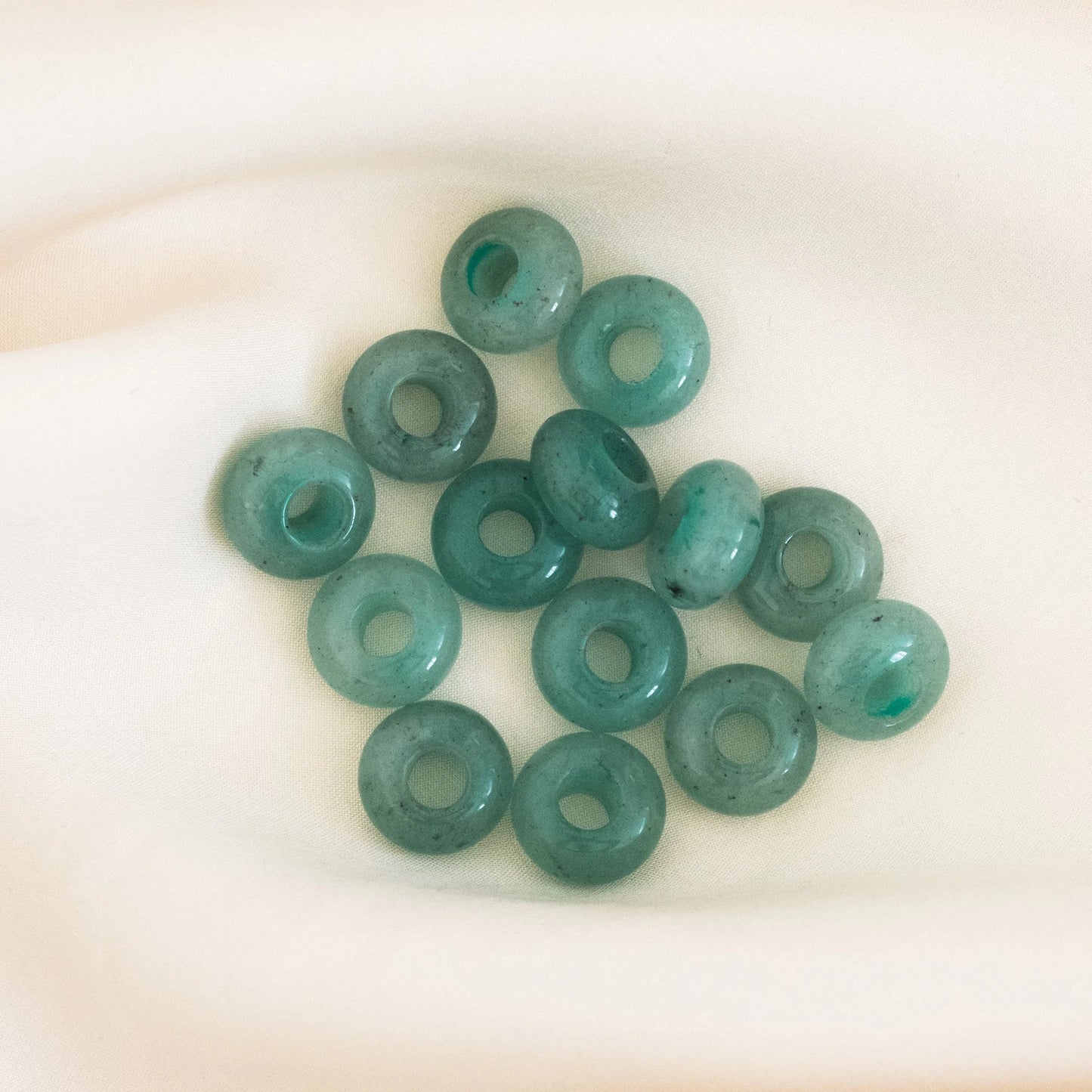 Gemstone Hoop Earrings