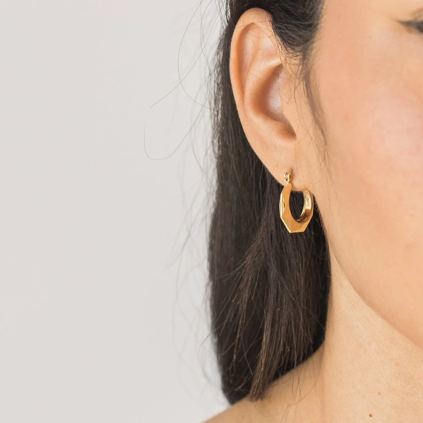 Geometric Hoop Earrings