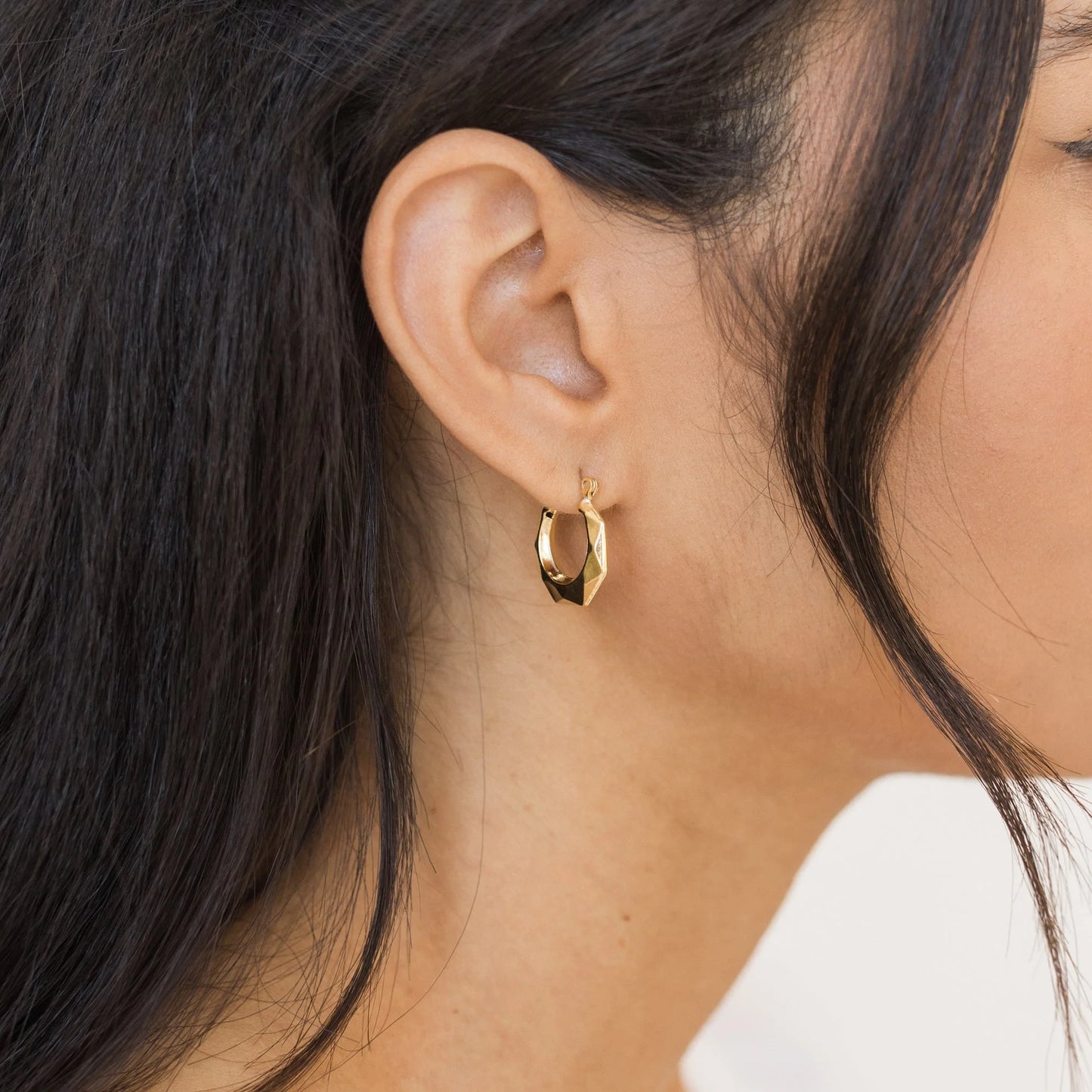 Geometric Hoop Earrings