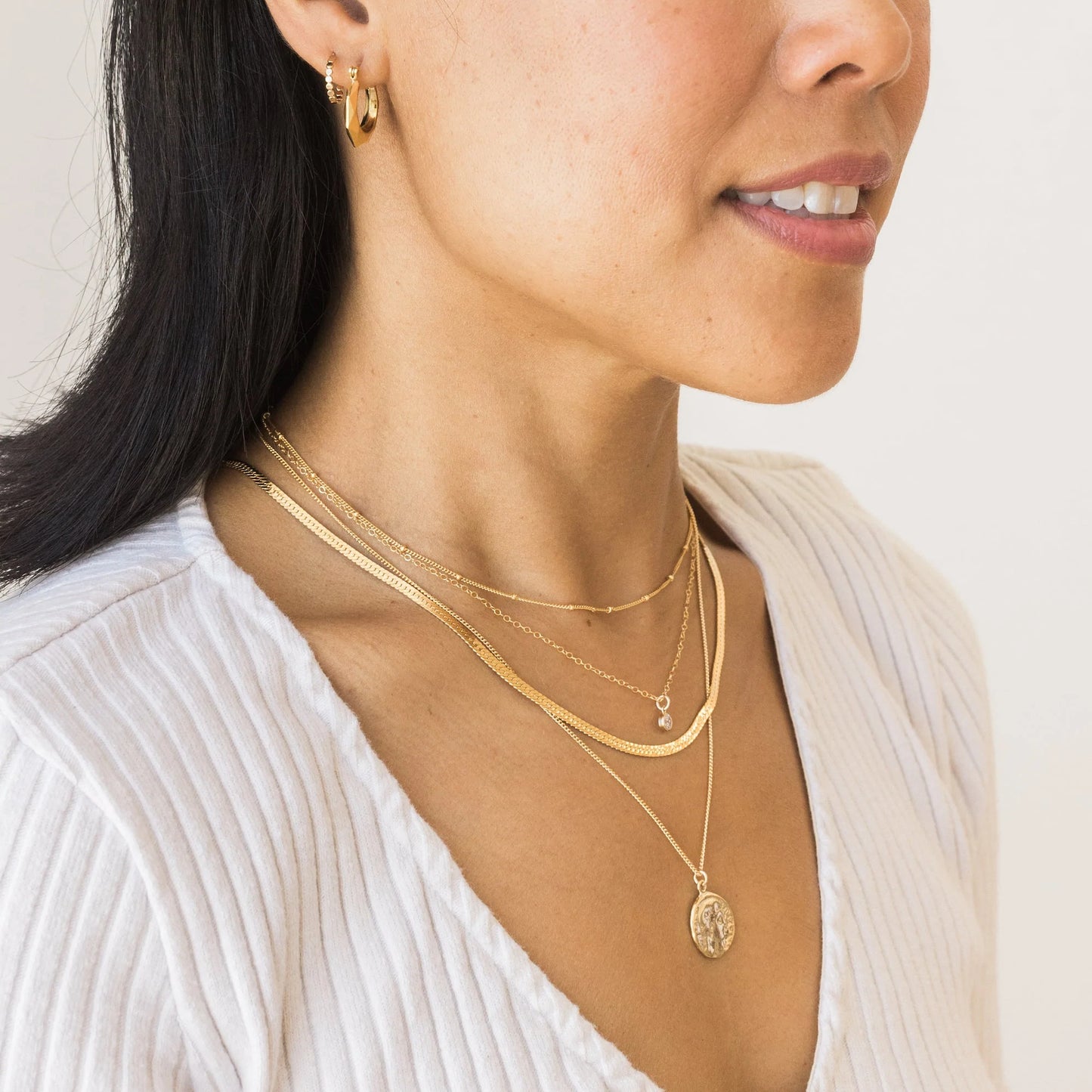 Geometric Hoop Earrings