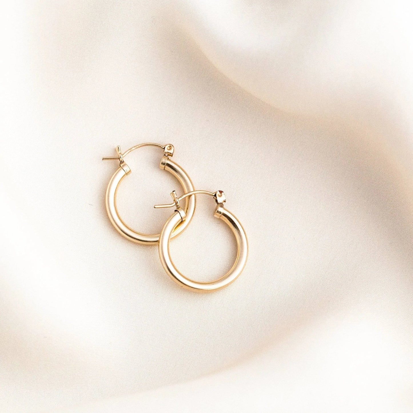 Gold Chunky Hoop Earrings