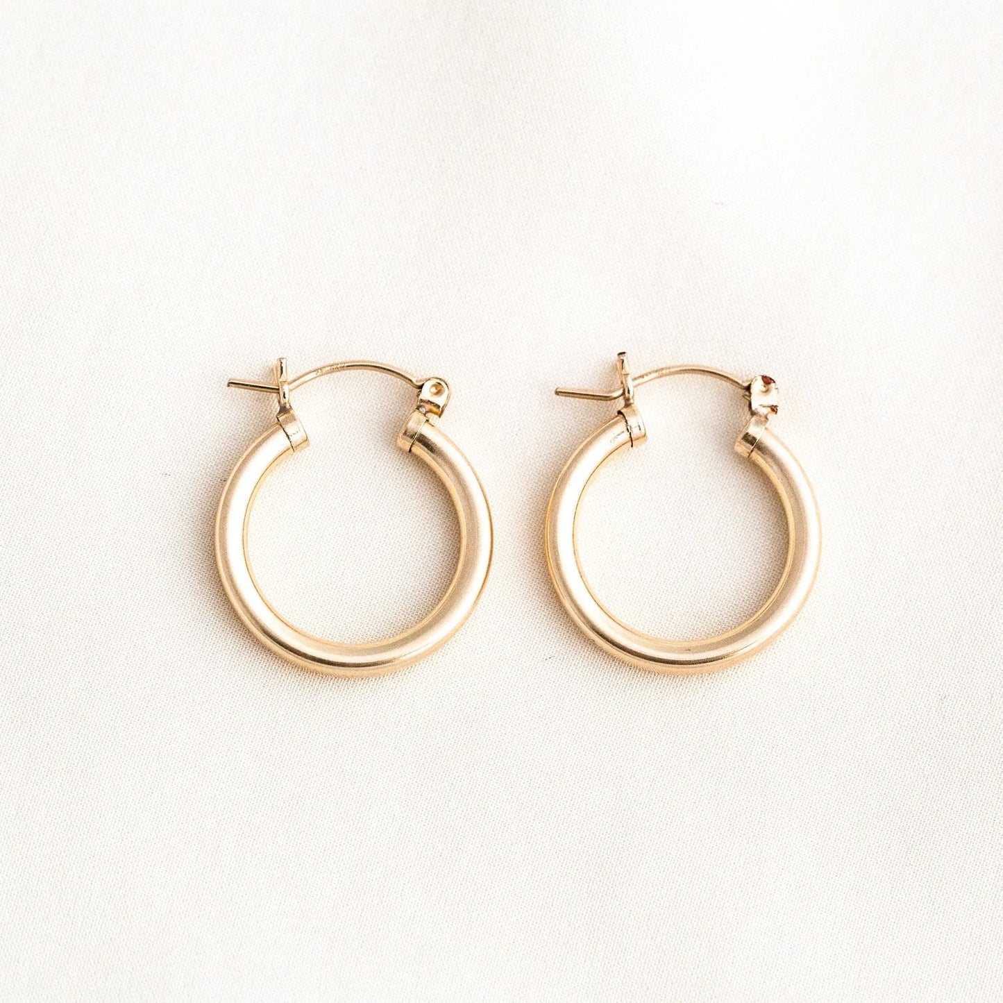 Gold Chunky Hoop Earrings