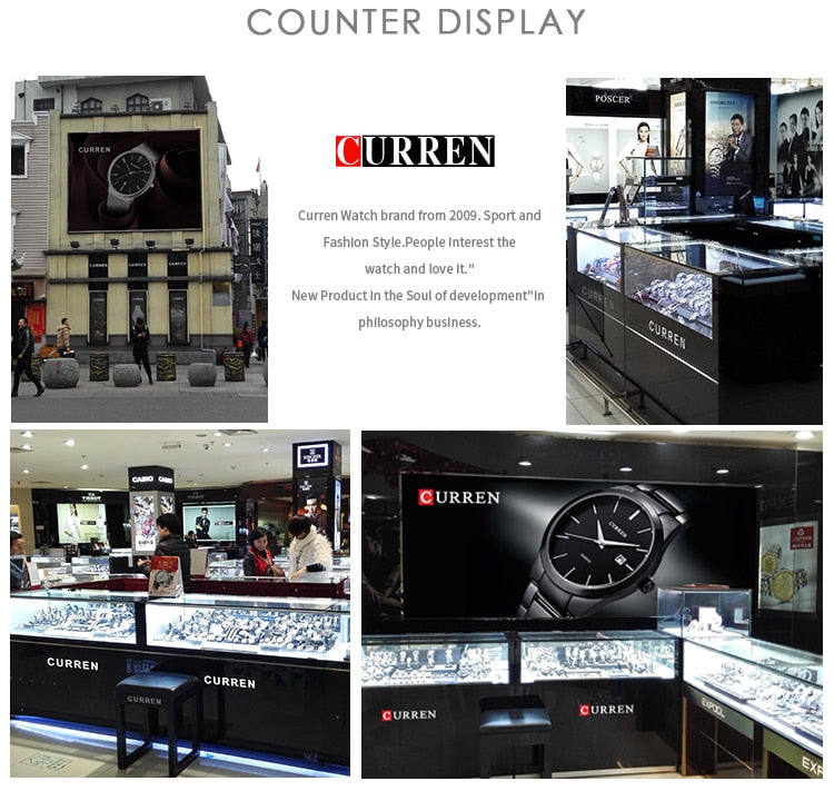 YSYH Fashion Business Men Watches Ultra-thin Male Clock Analog Quartz Sports Steel Waterproof Wristwatch