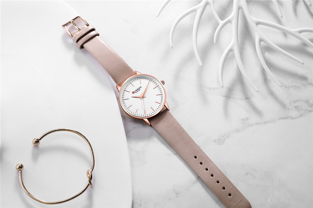 YSYH Fashion Quartz Women's Watch Womens Watches Simple Leather Girls Wristwatch Ladies Dress Clock Reloj Mujer Gifts