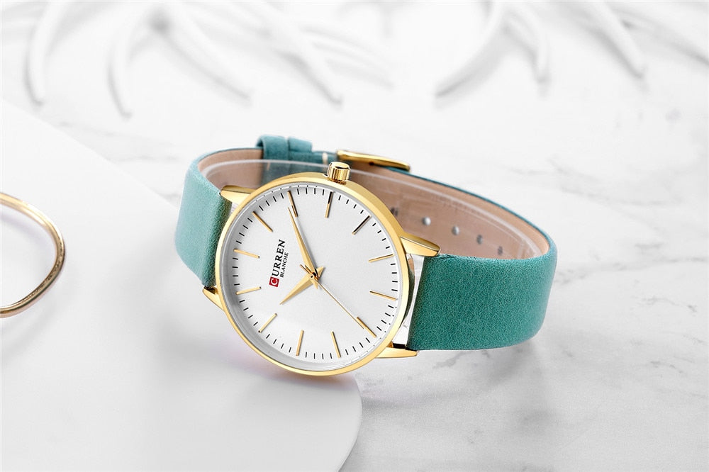 YSYH Fashion Quartz Women's Watch Womens Watches Simple Leather Girls Wristwatch Ladies Dress Clock Reloj Mujer Gifts