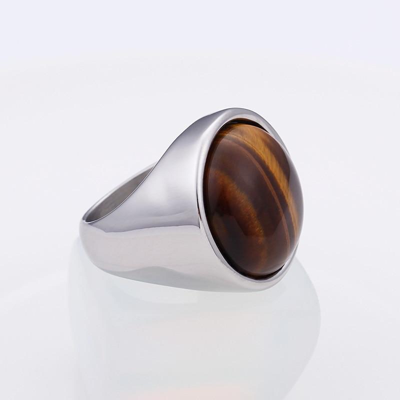 Rossny Crystal Rings Lady Marble Color Stone Rings Women Size 6-9 Antique Silver & Gold Wedding Rings Party Jewelry-Rings-Rossny