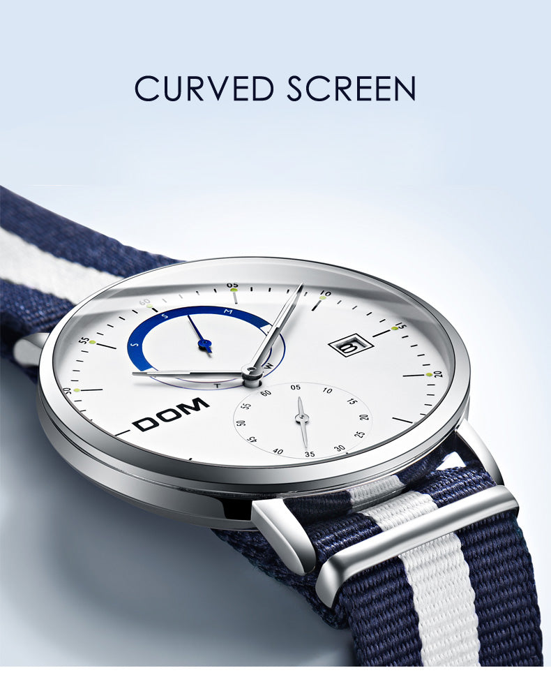 YSYH Simple style men's quartz watch fashion casual waterproof watch