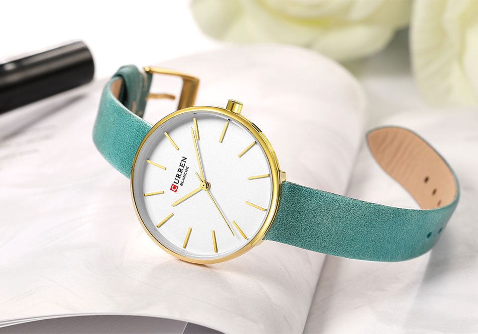 YSYH Fashion Slim Quartz Watches Ladies Leather Strap Wristwatch Womens Watch Black Clock Female Casual Accessories Relojes