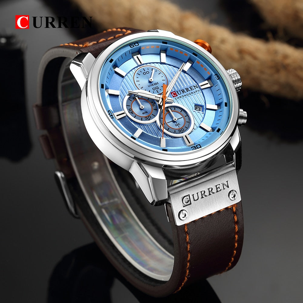 YSYH Quartz Men Watches  Luxury Male Clock Chronograph Sport Mens Wrist Watch