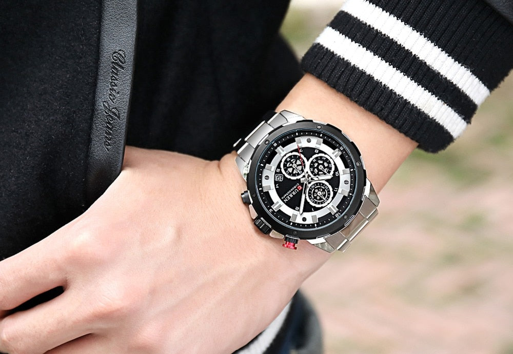 YSYH    Men's Watch Luxury Famous  Sport Watch Military Quartz Men Wristwatch Reloj