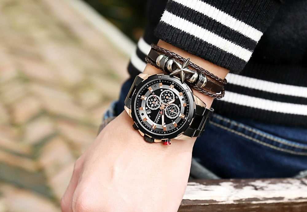 YSYH    Men's Watch Luxury Famous  Sport Watch Military Quartz Men Wristwatch Reloj