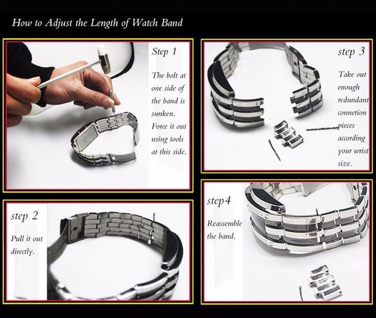 YSYH New Watches Fashion Simple style Calendar Casual Business Men Wristwatch Full Steel Quartz Male Clock Waterproof Watch