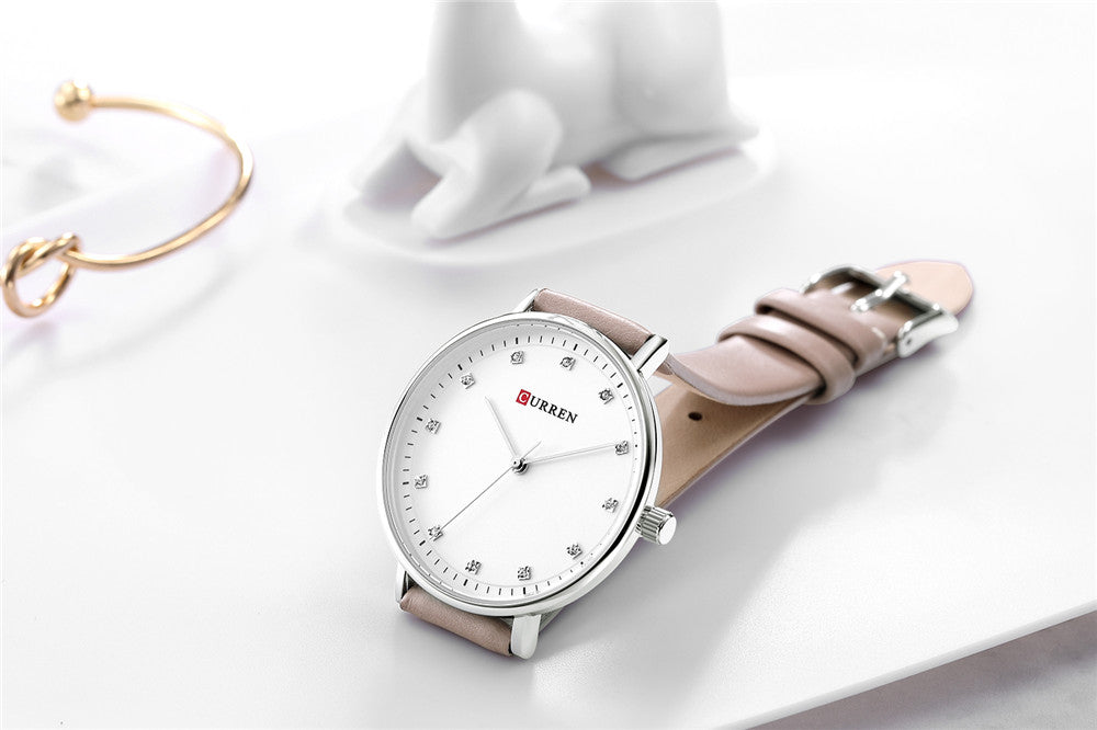 YSYH Fashion Leather Ladies Watches Analog Quartz Female Clock Luxury Women Rhinestone Watches Valentine Gifts