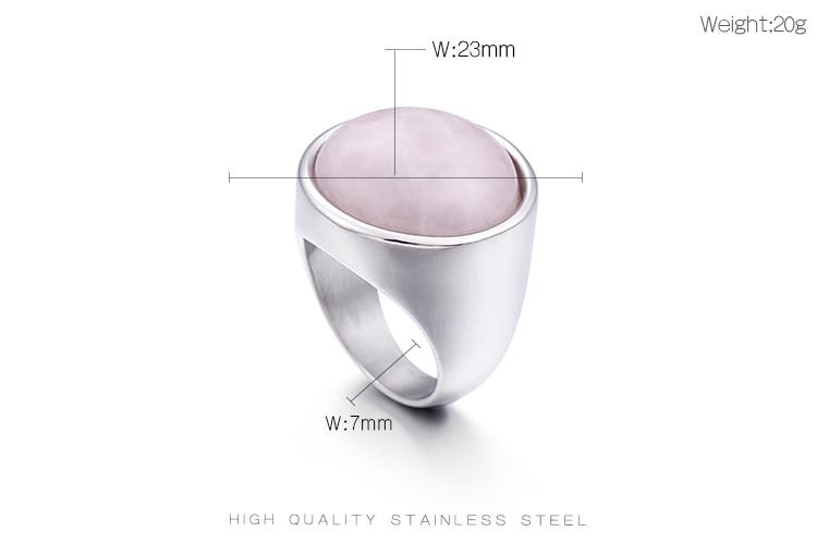Rossny Crystal Rings Lady Marble Color Stone Rings Women Size 6-9 Antique Silver & Gold Wedding Rings Party Jewelry-Rings-Rossny