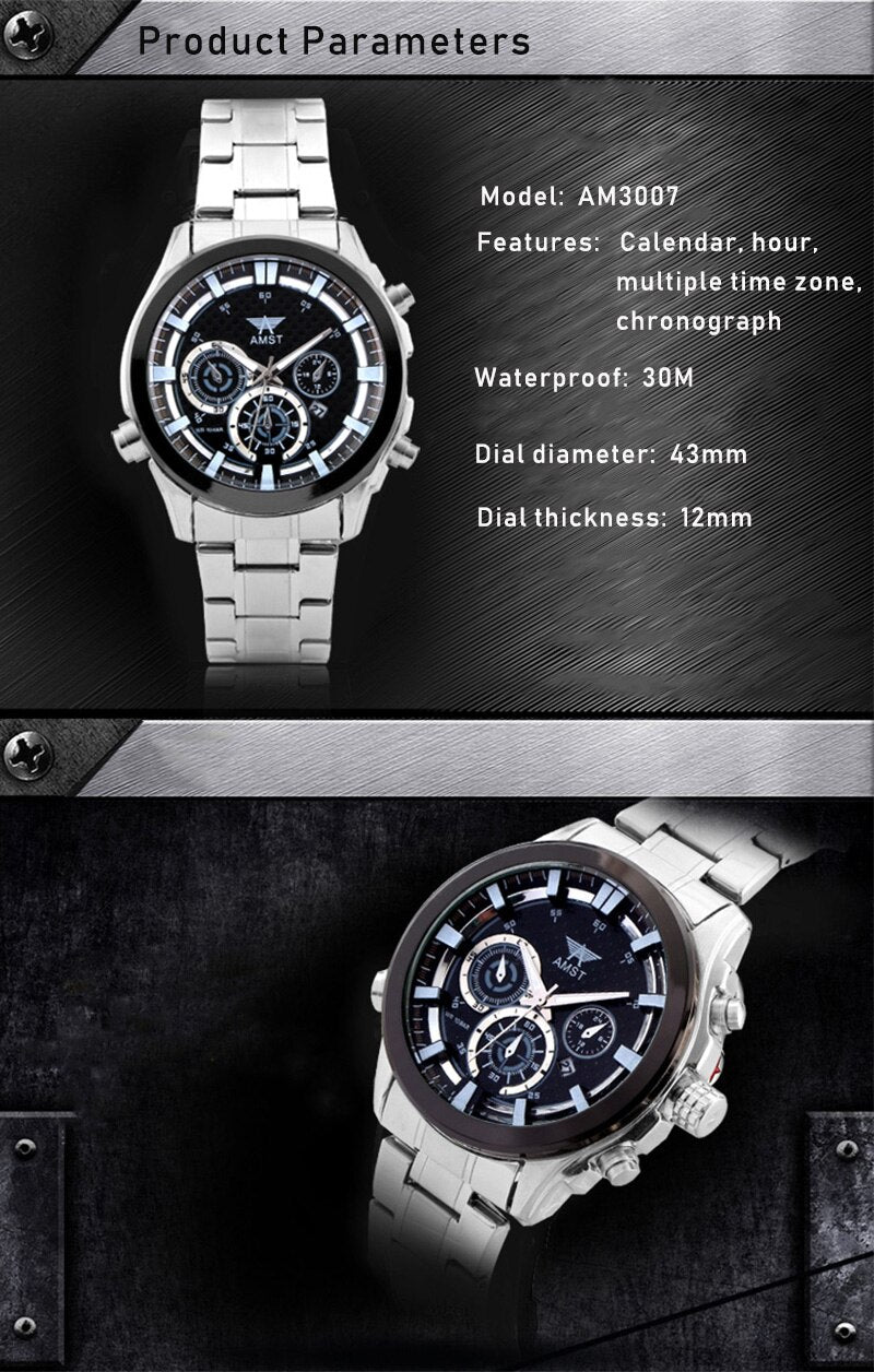 YSYH Mens Watches Top Brand Luxury Men's Sports Wrist Watch Men Waterproof Quartz Clock Relogio Masculino  New