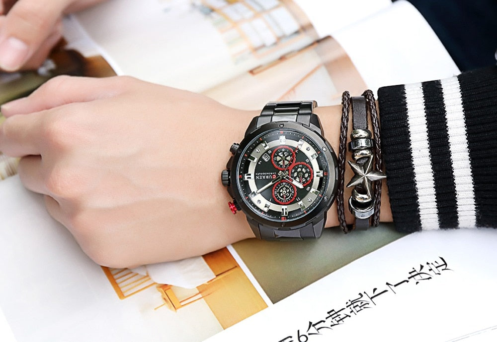 YSYH    Men's Watch Luxury Famous  Sport Watch Military Quartz Men Wristwatch Reloj