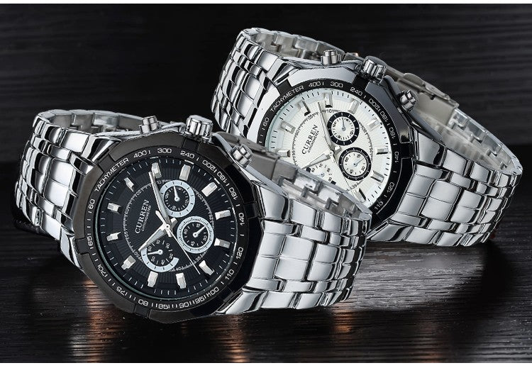 Luxury Watch YSYH Casual Military Quartz Sports Wristwatch Full Steel Waterproof Men's Clock