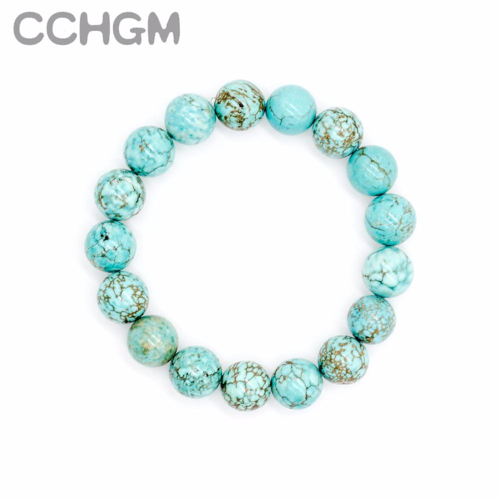 Natural Turquoises stone beads bracelets-Bracelet-Rossny