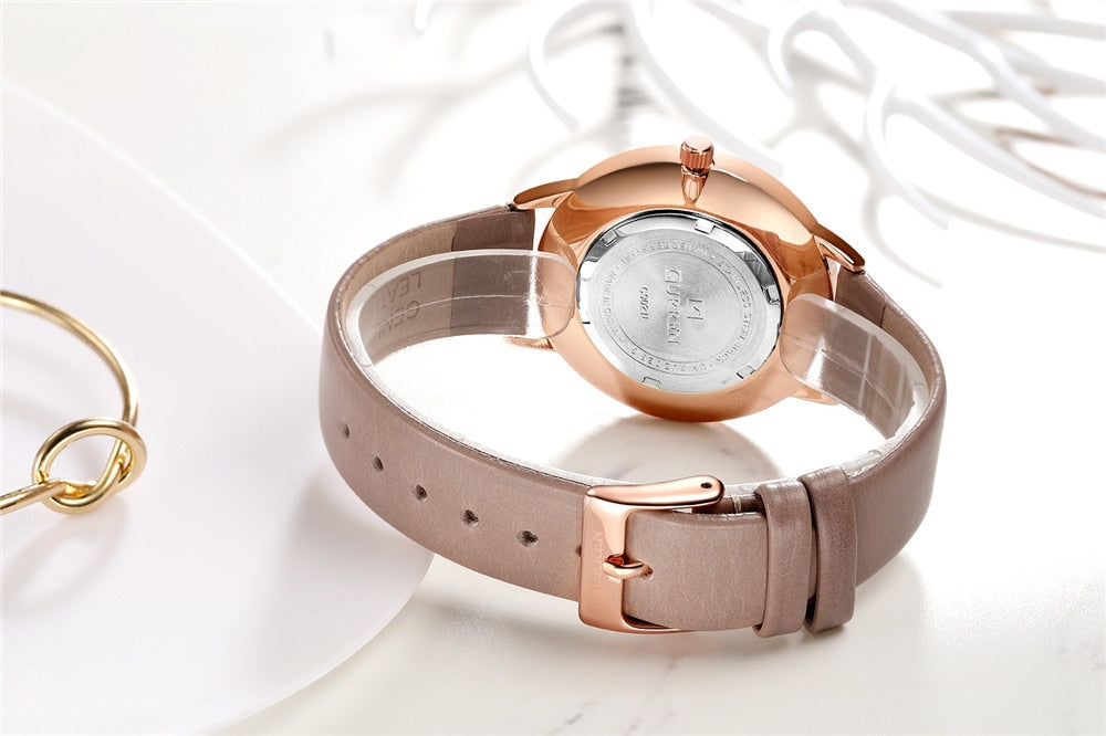 YSYH Fashion Simple Womens Watches Dress Quartz Leather Wristwatch For Ladies Life Waterproof Clock Female bayan kol saati