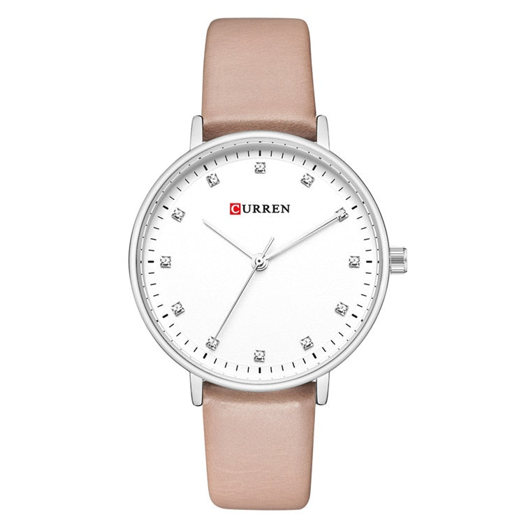 YSYH Fashion Leather Ladies Watches Analog Quartz Female Clock Luxury Women Rhinestone Watches Valentine Gifts