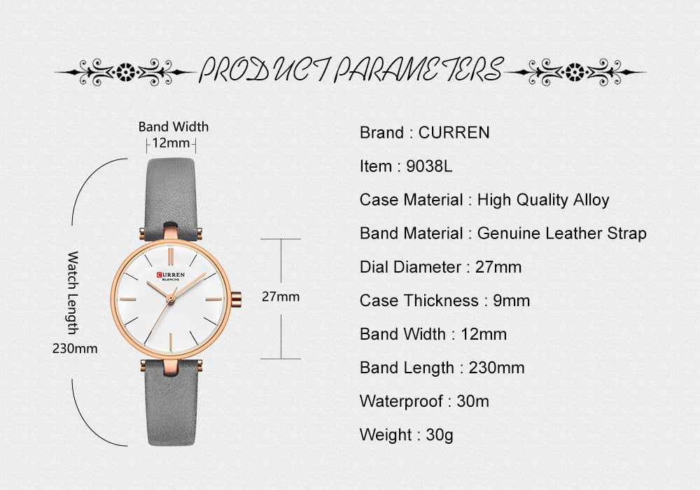 YSYH Fashion Brand Simple Leather Strap Gold Watches Women Clock Ladies Casual Dress Quartz Wristwatch Reloj Mujer Gift