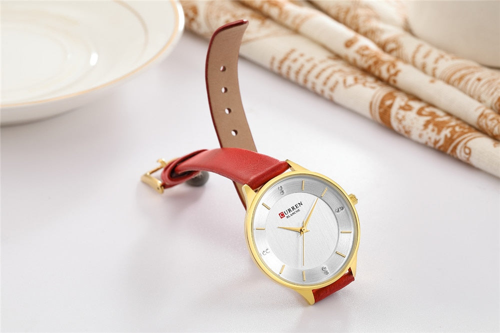 YSYH Brand Watch Women Fashion Leather Quatz Wristwatch For Womens Girls Diamond Dial 30M Waterproof Female Clock bayan saat