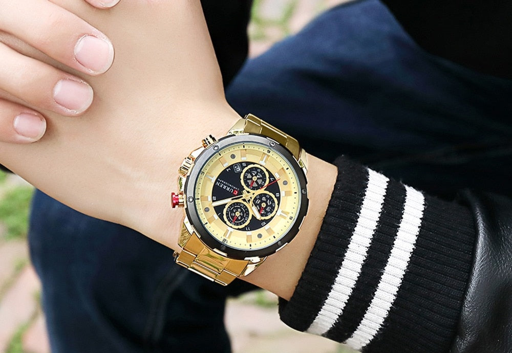 YSYH    Men's Watch Luxury Famous  Sport Watch Military Quartz Men Wristwatch Reloj