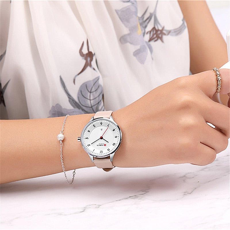 YSYH Date Quartz Women's Watch Ultra Thin Leather Ladies Dress Wristwatch Simple Digital Female Clock Reloj Mujer